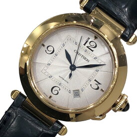 カルティエ Cartier パシャ　ドゥ　カルティエ WGPA0007 シルバー K18WG メンズ 腕時計【中古】