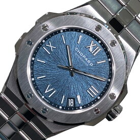 ショパール Chopard アルパインイーグル　ラージ 298600－3001 ブルー SS メンズ 腕時計【中古】