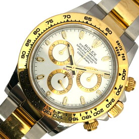 ロレックス ROLEX デイトナ ランダムシリアル 116503 ホワイト SS/K18YG 自動巻き メンズ 腕時計【中古】