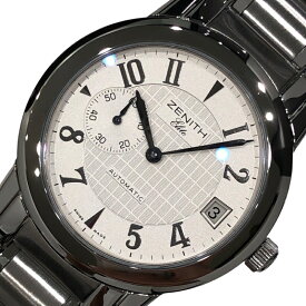 ゼニス ZENITH ポートロワイヤルエリート 02.0451.680 ホワイト SS メンズ 腕時計【中古】