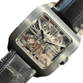 カルティエ Cartier サントス デュモン スケルトンXL W2020052 チタン メンズ 腕時計【中古】