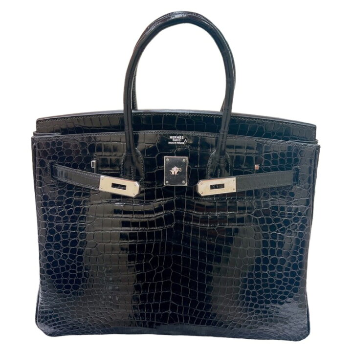 楽天市場】エルメス HERMES バーキン35 ポロサスリセ □G刻 ブラック 