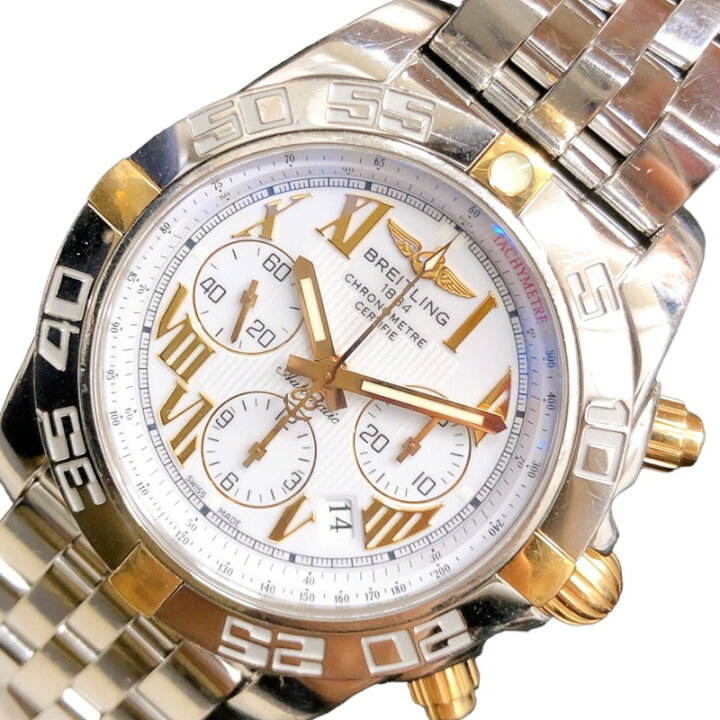 楽天市場】ブライトリング BREITLING クロノマット44 B011A92PA K18PG  