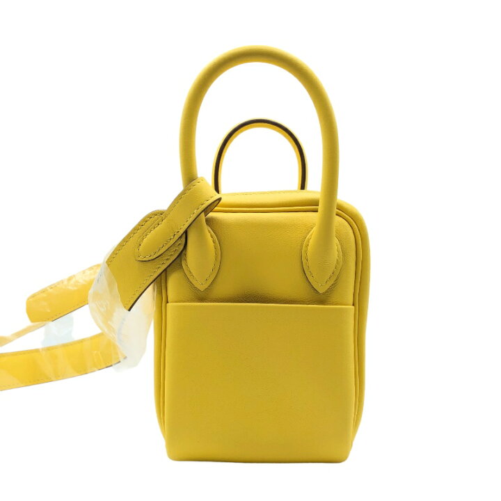 楽天市場】エルメス HERMES リンディミニ B刻 ジョーヌナブル シルバー  