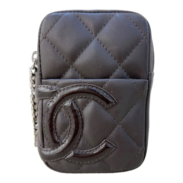 楽天市場】シャネル CHANEL カンボンライン シガレットケース ブラウン 