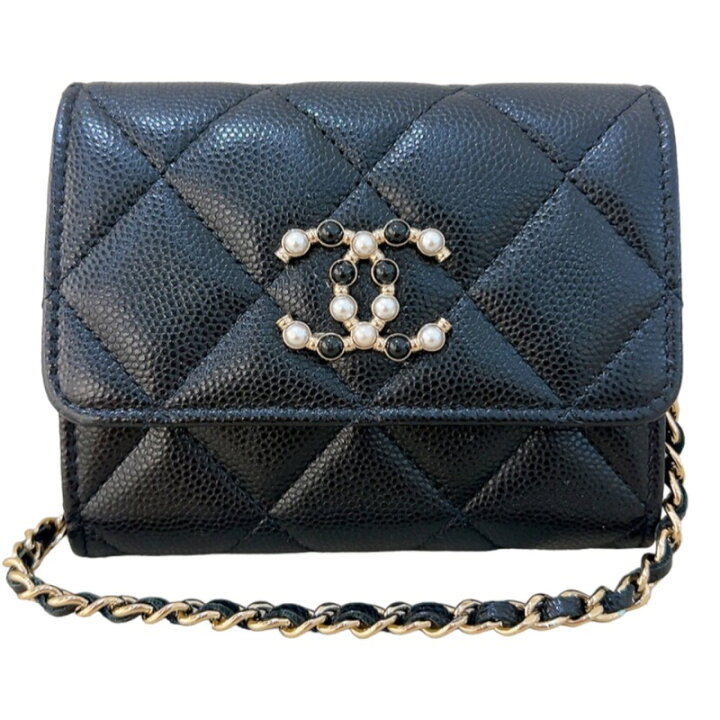 楽天市場】シャネル CHANEL マトラッセミニチェーンウォレット  