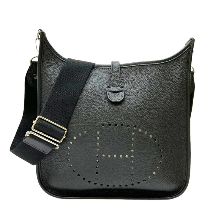 楽天市場】エルメス HERMES エヴリン3 PM Z刻印 ブラック シルバー金具  