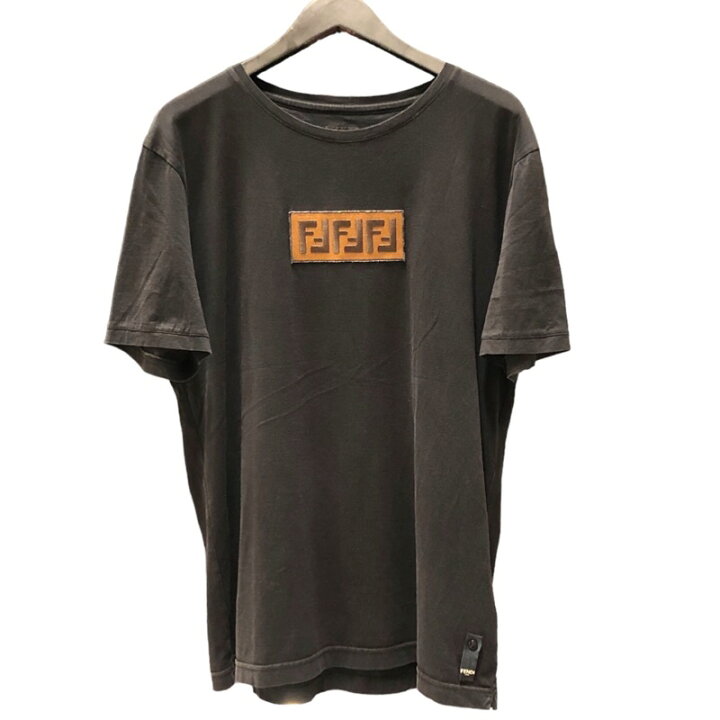 楽天市場】フェンディ FENDI FFボックスロゴ刺繍Tシャツ FY0894 
