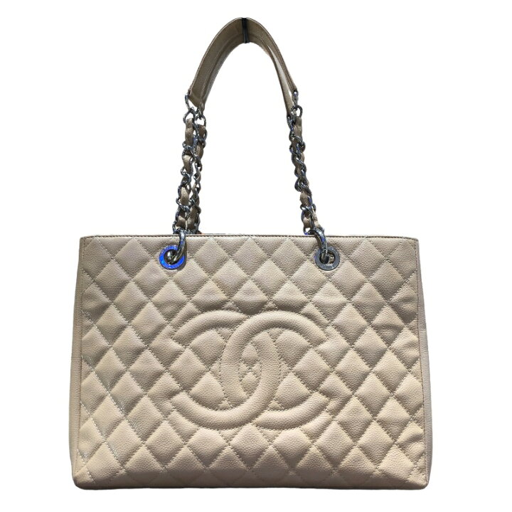 楽天市場】シャネル CHANEL GSTチェーントートバッグ A50995 ベージュ  