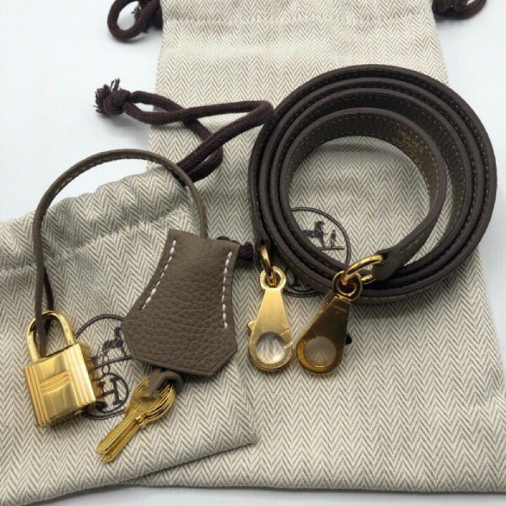 楽天市場】エルメス HERMES ケリー25 Y刻 エトゥープ トゴ レディース  