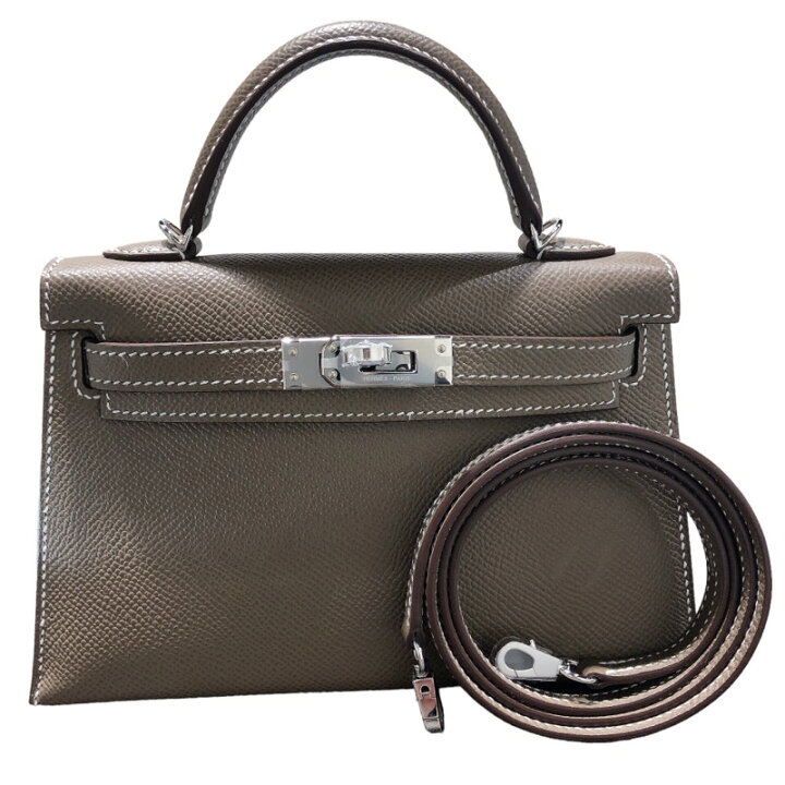 楽天市場】エルメス HERMES ミニケリー2 U刻印 (2022年製) エトゥープ  