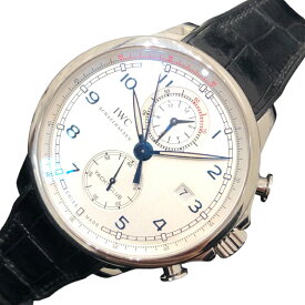インターナショナルウォッチカンパニー IWC ポルトギーゼ　ヨットクラブ　クロノグラフ　オー IW390216 アイボリー ステンレス 自動巻き メンズ 腕時計【中古】