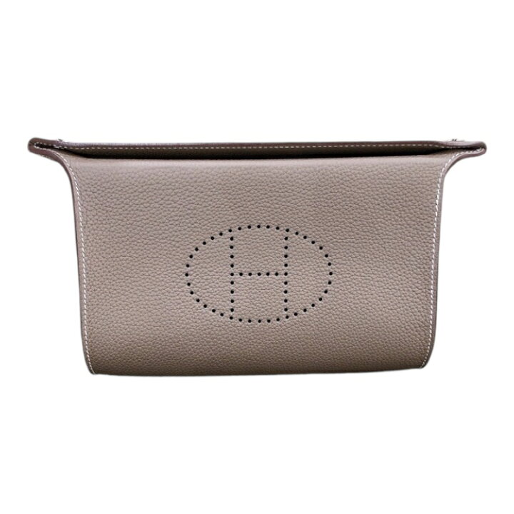 楽天市場】エルメス HERMES ヴィドポッシュ B刻印 エトゥープ/シルバー  