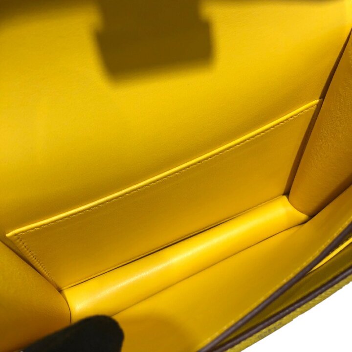 楽天市場】エルメス HERMES コンスタンス3ミニ W刻 ジョーヌナプル SV  