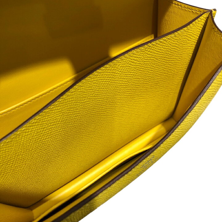 楽天市場】エルメス HERMES コンスタンス3ミニ W刻 ジョーヌナプル SV  