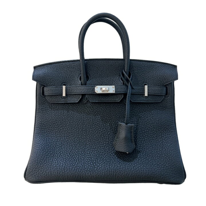 エルメス バーキン 25 トゴ ノワール (ブラック) シルバー金具 HERMES 