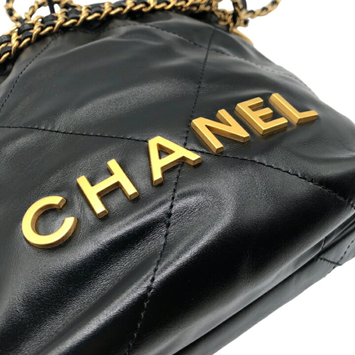 楽天市場】シャネル CHANEL CHANEL22ミニバッグ AS3980 ブラック/GD  