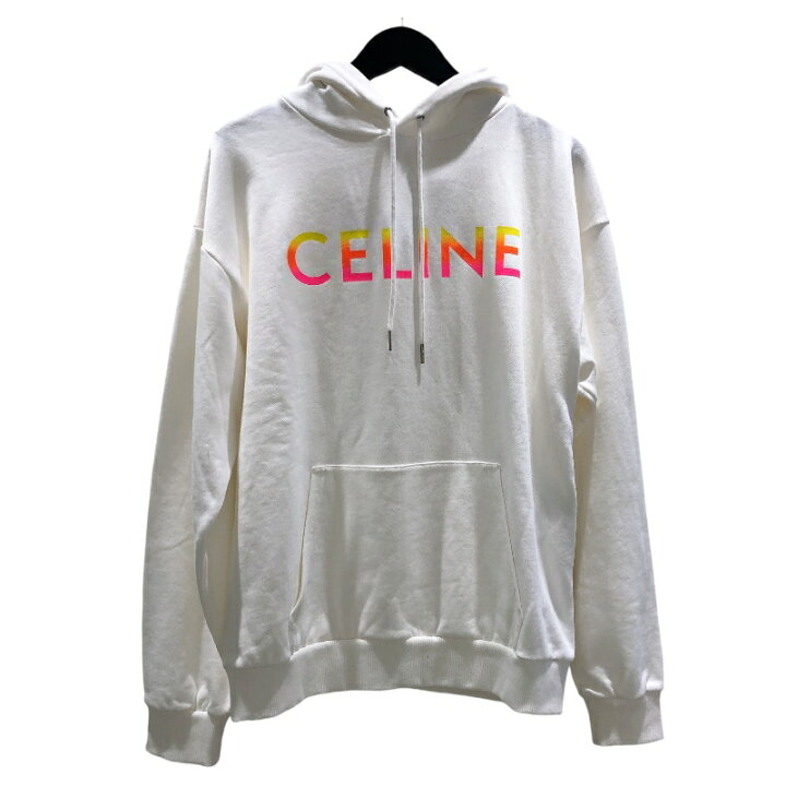 楽天市場】セリーヌ CELINE グラデーションロゴスウェットパーカー 