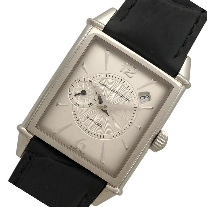 GIRARD PERREGAUX もぎ取り メンズ 腕時計 自動巻き デイト SS レザー 