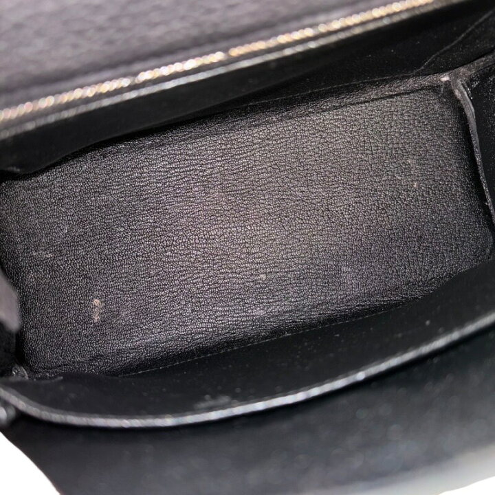 楽天市場】エルメス HERMES ケリー25 内縫い Z刻印 ブラック×シルバー  