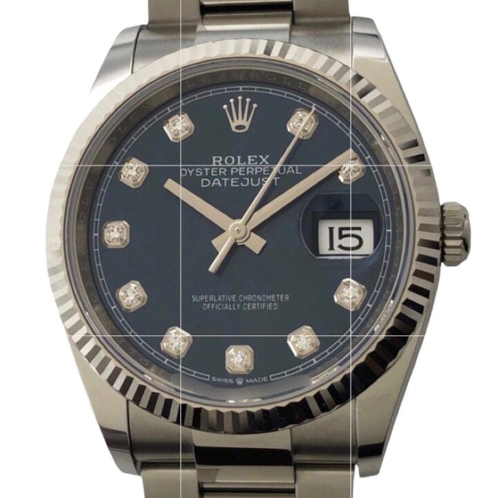 楽天市場】ロレックス ROLEX デイトジャスト36 126234G WG/SS 自動巻き  