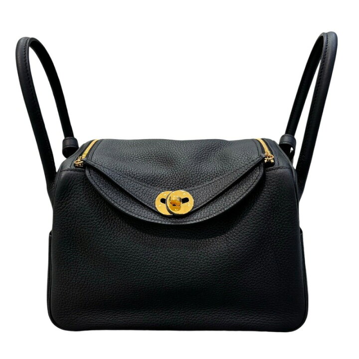 楽天市場】エルメス HERMES リンディ26 D刻印 ブラック×ゴールド金具  