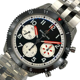 ブライトリング BREITLING クラシック アヴィ クロノグラフ 42 モスキート Y23380 ブラック SS メンズ 腕時計【中古】