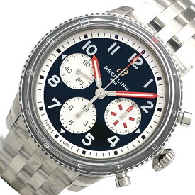 ブライトリング BREITLING クラシック アヴィクロノグラフ42 モスキート Y23380 ブラック SS メンズ 腕時計【中古】