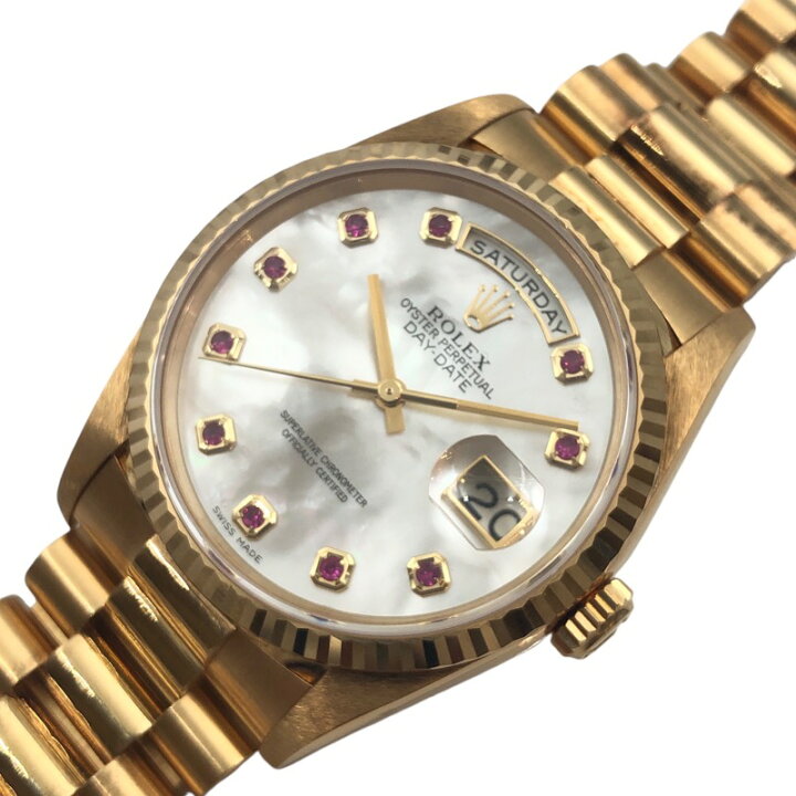 楽天市場】ロレックス ROLEX デイデイト36 18238NGR K18YG 自動巻き 