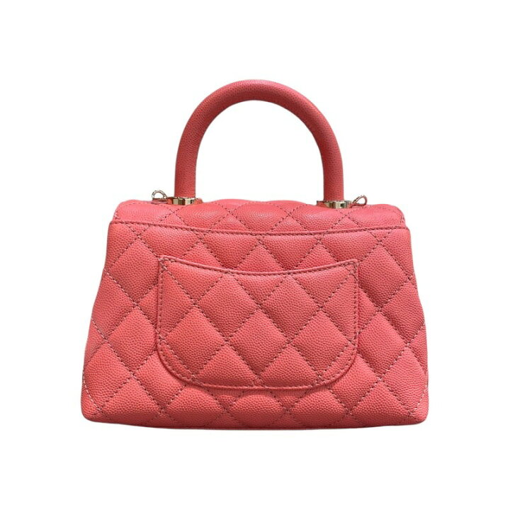 楽天市場】シャネル CHANEL ココハンドルXXS AS2215 ピンク x ゴールド  