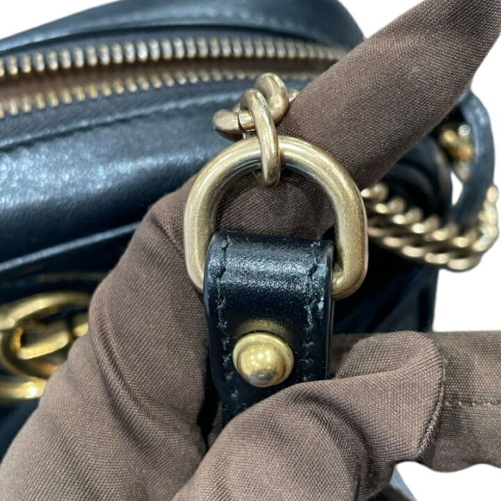 楽天市場】グッチ GUCCI GGマーモントショルダー 448065 ブラック  