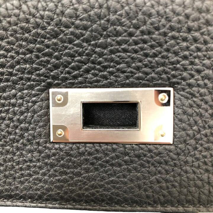 楽天市場】エルメス HERMES ケリー28 内縫い W刻 ブラック トゴ SV金具  
