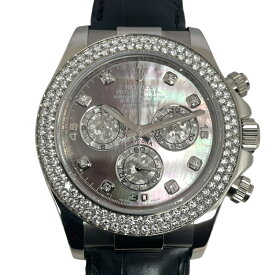 ロレックス ROLEX デイトナ ブラックシェル ランダムシリアル 116589RBR ブラックシェル K18WG/革ベルト 自動巻き メンズ 腕時計【中古】