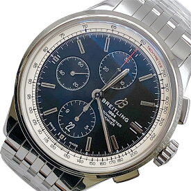 ブライトリング BREITLING プレミエ　クロノグラフ42 A13315351B1A1 ブラック SS メンズ 腕時計【中古】