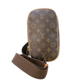 ルイ・ヴィトン LOUIS VUITTON ポシェットガンジュ M51870 モノグラム・ゴールド金具 モノグラム・キャンバス メンズ ボディバッグ【中古】