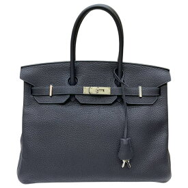 エルメス HERMES バーキン35 U刻印 キャバン シルバー金具 トリヨンクレマンス ユニセックス ハンドバッグ【中古】