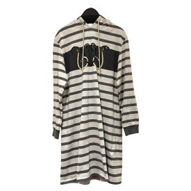 エルメス HERMES Mariniere ボーダーコットワンピース グレー コットン レディース ワンピース【中古】