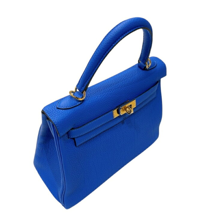 楽天市場】エルメス HERMES ケリー25 内縫い W刻印 (2024年製) ブルー  