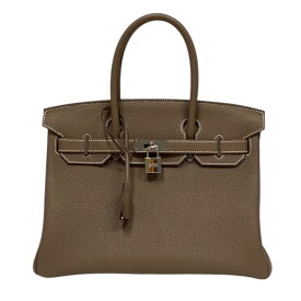 エルメス HERMES バーキン30 エトゥープ シルバー金具 トゴ レディース ハンドバッグ【中古】