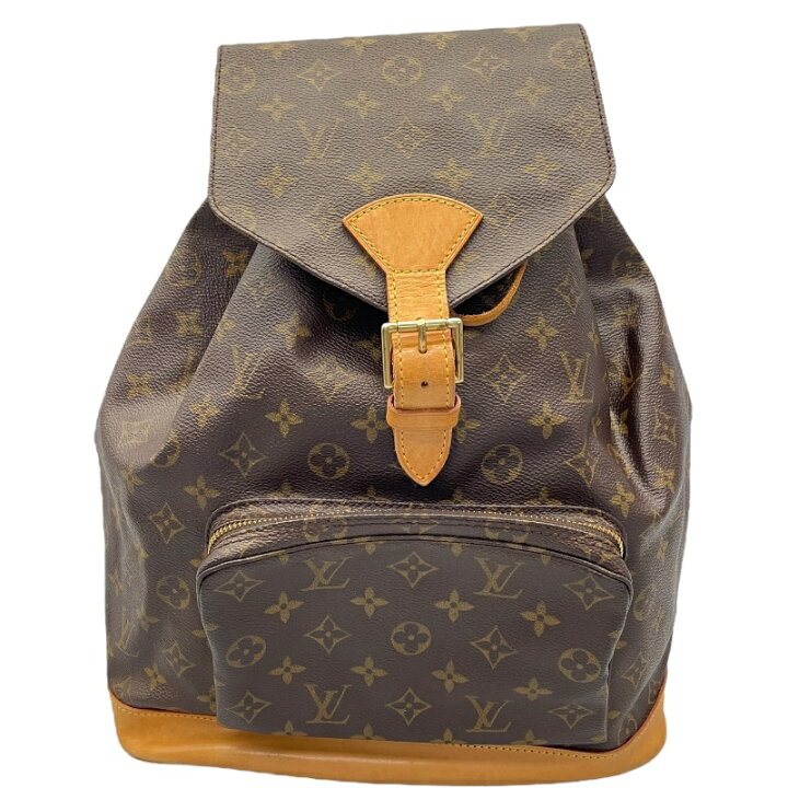 楽天市場】ルイ・ヴィトン LOUIS VUITTON モンスリGM M51135 ブラウン 