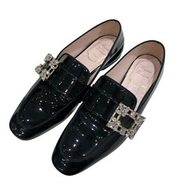 ロジェ ヴィヴィエ ROGER VIVIER ストラスバックルパテンドパンプス ブラック レディース パンプス【中古】