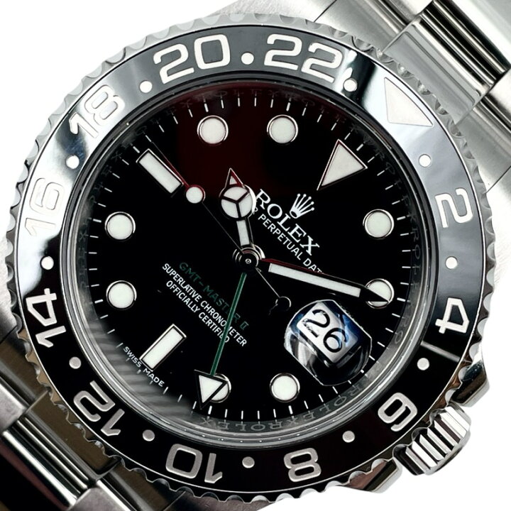 楽天市場】ロレックス ROLEX GMTマスター2 ランダムシリアル 116710LN 