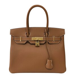 エルメス HERMES バーキン30 Y刻印　(2020年製) ゴールド ゴールド金具 ヴォーエプソン レディース ハンドバッグ【中古】