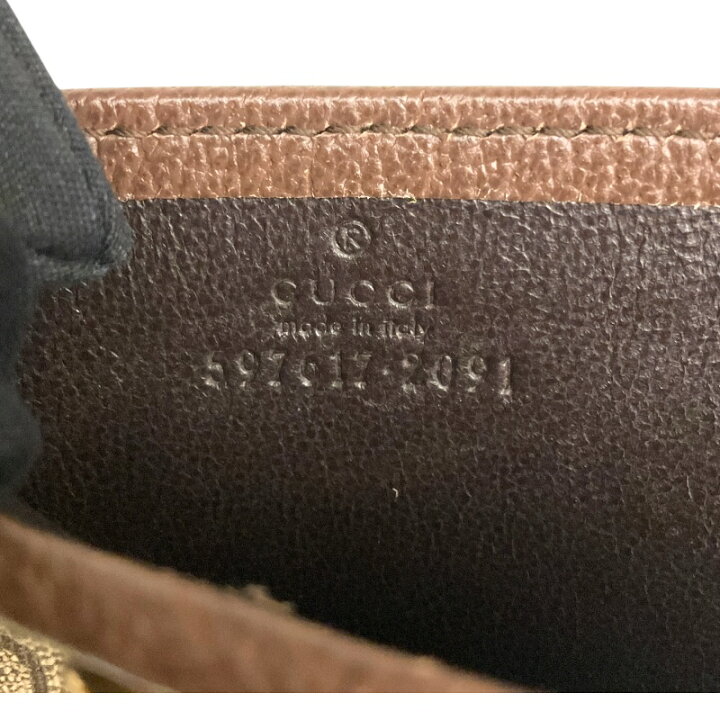 楽天市場】グッチ GUCCI オフィディアカードケース 597617 ベージュ  