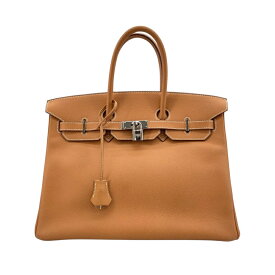 エルメス HERMES バーキン35 □J刻印 ナチュラル SV金具 エプソン レディース ハンドバッグ【中古】