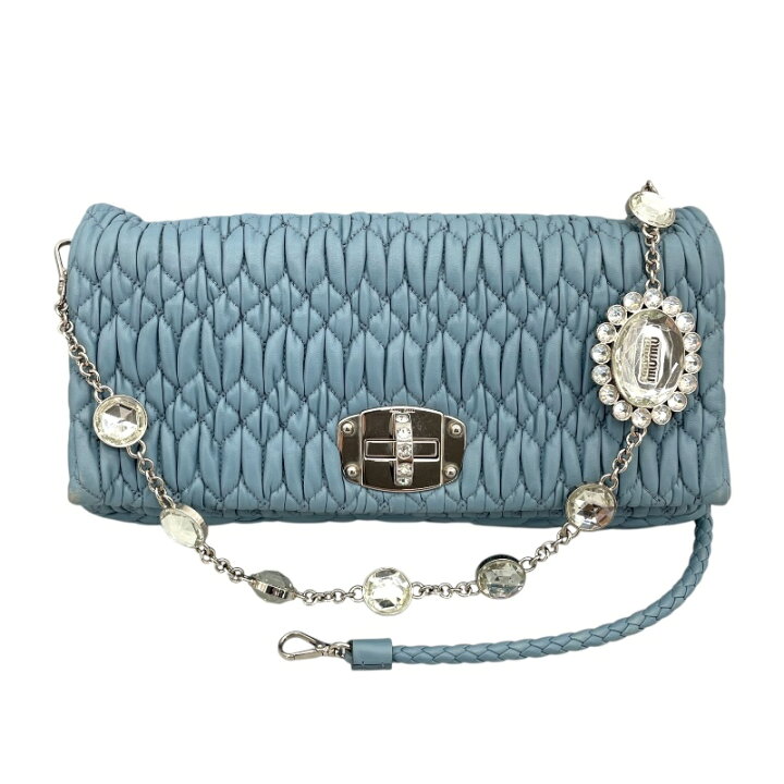 楽天市場】ミュウミュウ miu miu ナッパクリスタル 2WAYバッグ 5BD233 