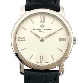ヴァシュロン・コンスタンタン VACHERON CONSTANTIN パトリモニー 25162/000G シルバー K18WG クオーツ レディース 腕時計【中古】