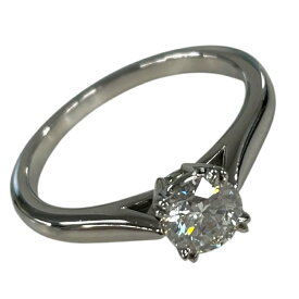 ハリーウィンストン HARRY WINSTON ソリテールダイヤリング プラチナ Pt950 ダイヤモンド ジュエリー【中古】