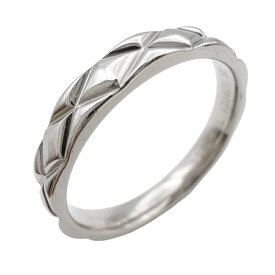 シャネル CHANEL ココクラッシュリングスモール プラチナ pt950 ジュエリー【中古】