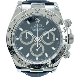 ロレックス ROLEX デイトナ 116519 ブラック K18WG メンズ 腕時計【中古】